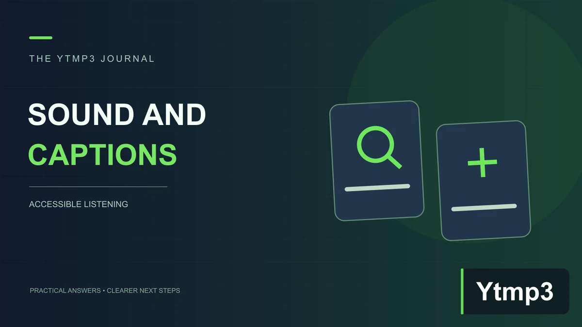 Video Captions and Audio Downloads Carry Different Information